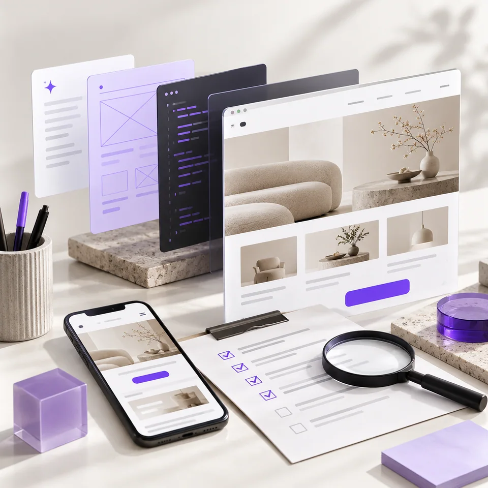 Иллюстрация bogema lab: Может ли ИИ сделать готовый сайт для бизнеса